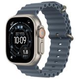 Apple Watch Ultra 3 49mm Natural Ti Anchor Blue Ocean Band (MEWH4)